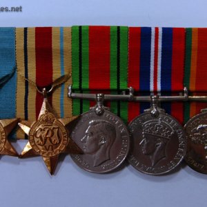 Medals of 90737 M LLOYD ARMY NURSE (WWII)