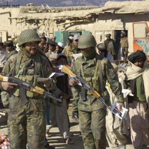 Afghan National Army soldiers