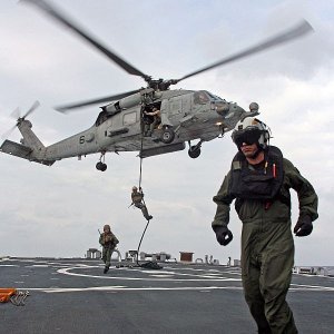 A Seahawk of the US Navy