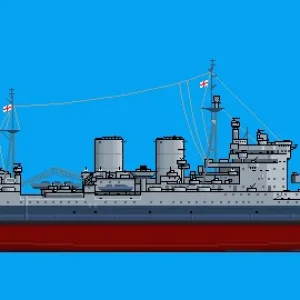 HMS Renown in 1944