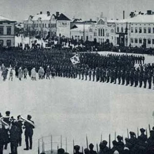 Jegers parade in Vaasa
