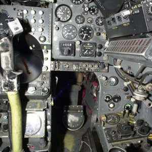 RAF Harrier Cockpit
