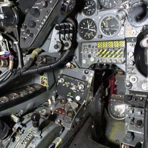 RAF Harrier cockpit