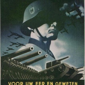 Nazi Poster - Dutch Recruiting Poster