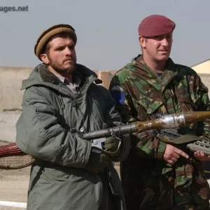 An Afghan and a British Para