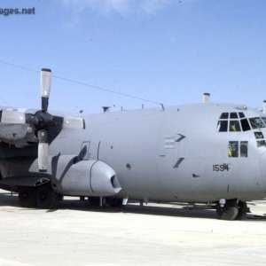 EC-130H Compass Call sits on the flightline