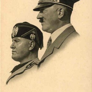 Hitler & mussolini