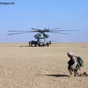 CH-53E Super Stallion helicopter near Ar Rutbar, Iraq