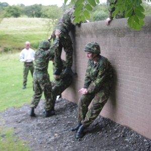 Assault Course, C Coy, THE RIFLE VOLUNTEERS