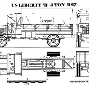 Liberty B 3 Ton truck 1917