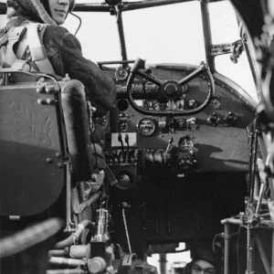 PILOT AT CONTROLS OF MANCHESTER SEP 41