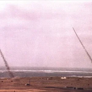 Lance firing - Outer Hebrides