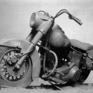 American military motorcycle