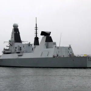 HMS Daring enters service