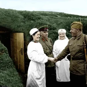 Soviet Army WWII In colour