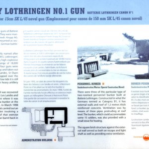 Battery Lothringen No 1 Gun Sign