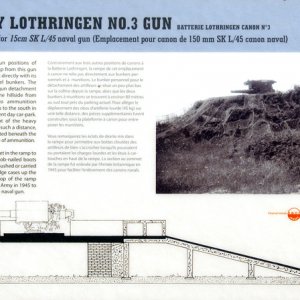 Battery Lothringen No 3 Gun Sign
