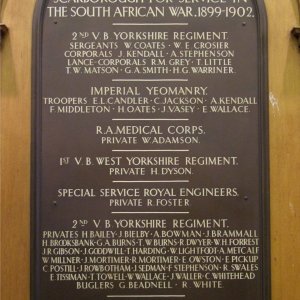 Scarborough Boer War