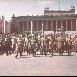 Hitler during parade Legion Condor