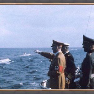 Hitler inspecting U boats 1938