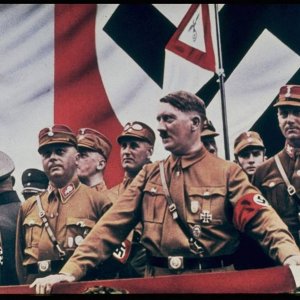 Hitler with Brownshirts