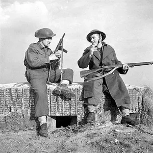 soldiers in action