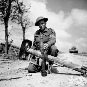 British Sergeant with panzerschreck