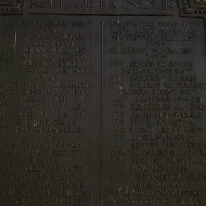 Ashby-de-la-Zouch Roll of Honour Leicestershire