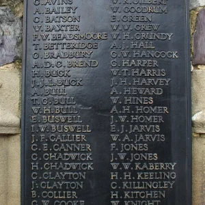 Ashby-de-la-Zouch War Memorial Leicestershire