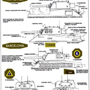Sherman Grizzly vehicle markings
