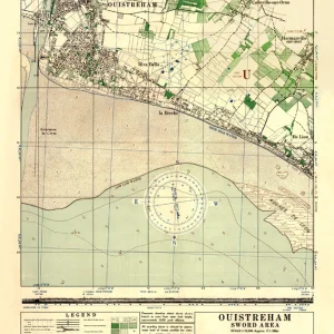 D-Day map of Sword Sector