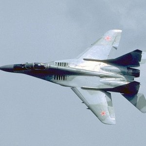 Mig 29 fly-by