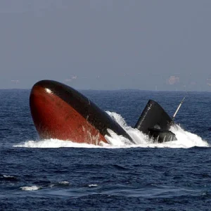 An unknown Japan Maritime Self Defence Force sub