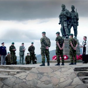 Royal Marines Entertain Elite Veterans on 60th Anniversary