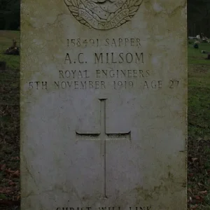 MILSOM Albert Charles