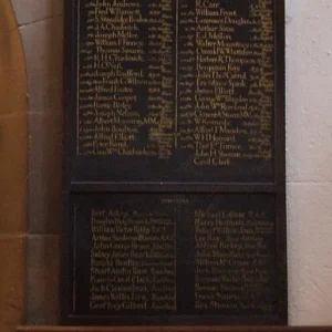 Bakewell Church War Memorial, Derbyshire
