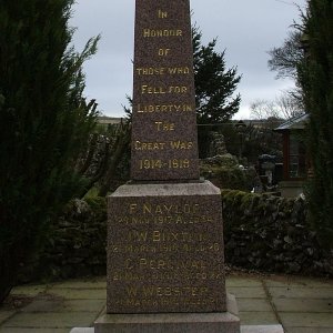 Biggin War Memorial Derbyshire