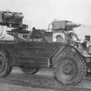 Ferret Scout Car & ENTAC Missile System