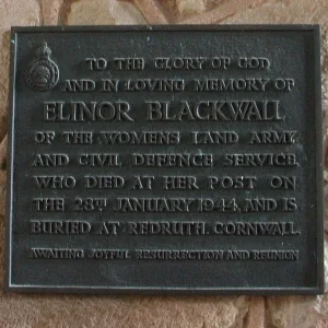 Kirk Ireton Elinor Blackwall War Memorial