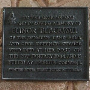 Kirk Ireton Elinor Blackwall War Memorial