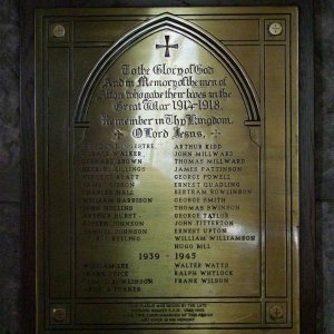 Alton Staffordshire Church War Memorial
