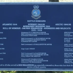 846 Naval Air Squadron Memorial