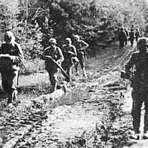 soldiers in action