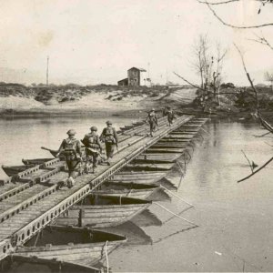 River crossing at the Garigliano