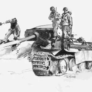 b&w art