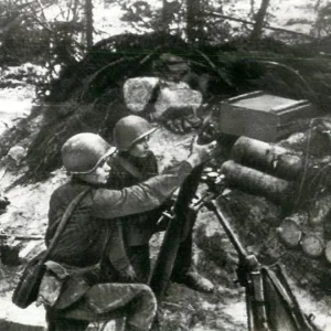 soldiers in action