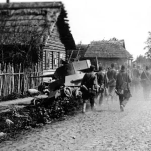 soldiers in action