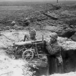 soldiers in action