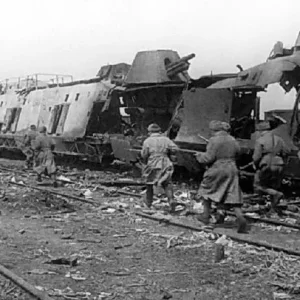 soldiers in action