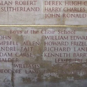 Cambridge, King's College Chapel WW2